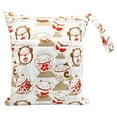 thumbnail image 2 of Follure Baby Care Waterproof Reusable Cloth Diaper Bags Travel Wet Dry Nappy Bags Zipper, 2 of 2