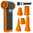 thumbnail image 1 of Portable Battery-Powered Air Blower for Computer and Car Cleaning With 5 Nozzles and LED Light, 1 of 7