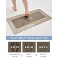 thumbnail image 3 of Alfombra de baño MontVoo antideslizante, superabsorbente, resistente a las manchas, 3 of 7
