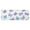 Purple Blue Butterfly, variant on White Butterfly Rose Pattern Kitchen Rug Mat,Kitchen Runner Rugs Non Skid Washable,Decorative Kitchen Floor Mats for Kitchen,Sink,Laundry,17"x47.2"