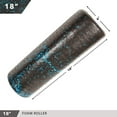 thumbnail image 4 of Champion Sports WL18SPKBL 18 in. High-Density Solid Foam Roller, Speckled Blue, 4 of 4