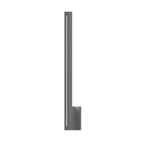 Sonneman  Lighting Stripe ADA Textured Gray 30-inch LED Outdoor Wall Sconce