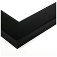 thumbnail image 2 of ArtToFrames 4x6" Satin Black Step Lip Picture Frame, Black Wood Poster Frame, with Regular Glass and Foam Backing 3/16 inch (FBPL-1452), 2 of 5