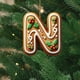thumbnail image 5 of Adorno colgante del árbol de Navidad con 26 letras personalizado, 8CM N, 5 of 5