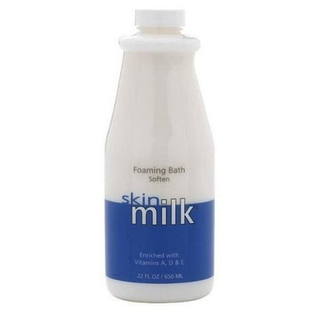 2 Pack Skin Milk Foaming Bath Soften & Smooth Real Milk Proteins 22 Oz