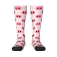 thumbnail image 1 of Fotbe Pig Noses Calcetas Divertidas Estampadas para Hombre y Mujer, Calcetas de Algodón hasta la Rodilla para Caminar, Correr, Enfermería y Embarazo, 1 of 6