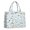 Chubby Cat and Yarn Blue Pattern, variant on Multicolor Cat Head White Pattern Tote Bag, Travel Tote Purse with Interior Pockets & Top Handle, Smooth Zipper Gifts for Women Men,15.7 X 5.1 X 13 Inches