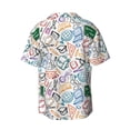 thumbnail image 2 of Wukai Back To School Men's Casual Short-Sleeve Button Down Shirt - Lightweight Summer Dress Shirt for Daily Wear-Small, 2 of 7