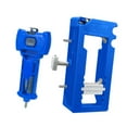 thumbnail image 4 of Plantilla de enrutador de bisagra de puertas Herramienta manual fácil de usar Kit de instalación de bisagra de accesorios profesionales portátiles Azul, 4 of 7