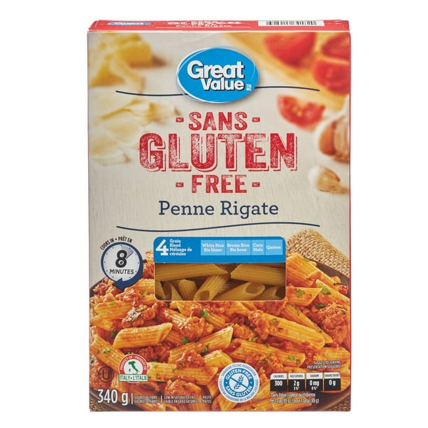 Great Value Gluten Free Penne Rigate, 340 g Walmart.ca