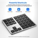 thumbnail image 3 of Teclado Digital Numérico Inalámbrico 2.4G Hugtrwg Azul 35 Teclas Ultrafino Recargable para Android IOS Ventana, 3 of 9