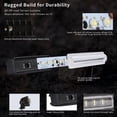 thumbnail image 2 of 90W 6Inch Convex Lens 6LED Working Light 12V/24V 4x4 Automobile LED Light Bar White light, 2 of 5