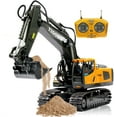 thumbnail image 1 of Remote Control Excavator Toy for Boys Ages 4+, RC Construction Vehicle-Metal Shovel, Lights, Sounds, 2.4GHz, 680-Degree Rotation, 1 of 8