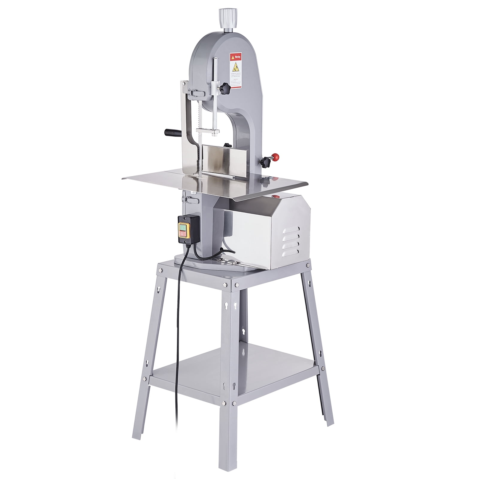 VEVOR 1500W Commercial Electric Meat Bandsaw Stainless Steel Bone Sawing Machine