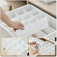thumbnail image 4 of Voiceine 10 Drawer Dividers, 38* 7 Adjustable Drawer Organizer, Sock Organizer, Drawer Organzier ( White ), 4 of 11