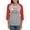 Heather/Red, variant on CafePress - Homeschooling Mom Long Sleeve T Shirt - Womens Baseball Tee