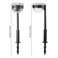 thumbnail image 3 of Luz de jardín LED solar para exteriores | Lámpara de paisaje de patio impermeable IP65 | Estaca decorativa para césped de patio | Ahorro de energía alimentado por el sol | Fácil instalación, 3 of 9