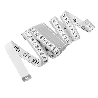 Uxcell Cloth Tape Measure for Body 300cm 120 Inch Metric Inch Measuring  Tape Soft Dual Sided for Tailor Sewing White