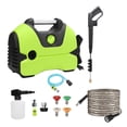 thumbnail image 2 of 2000 PSI 1.2 GPM Electric Pressure Washer, Quick Connect Nozzles, 32ft Ultra Long Hose, Foam Cannon, Compact Size, Multifunctional Cleaning Machine for Cars, Patios, Yards, Decks, 2 of 7