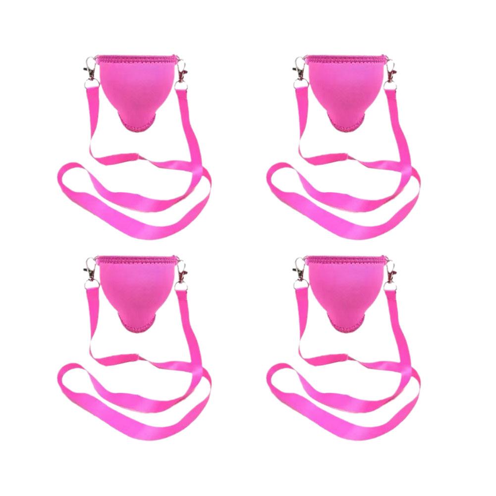 Porte-verre à Vin Autour Du Cou - Néoprène - Lanière Réglable - Pour Fêtes, Piscine, Dégustation