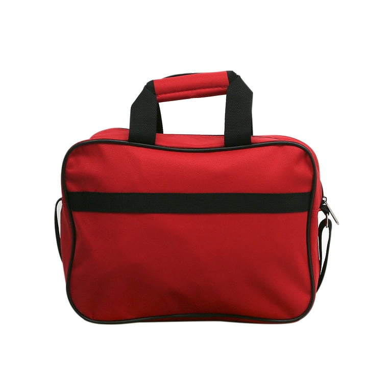 Travelers Club 3 Piece Euro Rolling Carry-on Value Set, Red