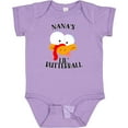thumbnail image 3 of Inktastic Thanksgiving Nana's Lil' Butterball Cute Turkey Face Boys or Girls Baby Bodysuit, 3 of 5