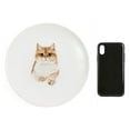 thumbnail image 5 of Pet White Porcelain Middle Print 6" Plate - I Love British Shorthairs (Golden), 5 of 7