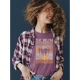 thumbnail image 2 of Motivational 5K Run Shirt T-shirt Color Women's, 2 of 3