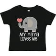 thumbnail image 3 of Inktastic My Yaya Loves Me Grandchild Boys or Girls Toddler T-Shirt, 3 of 5