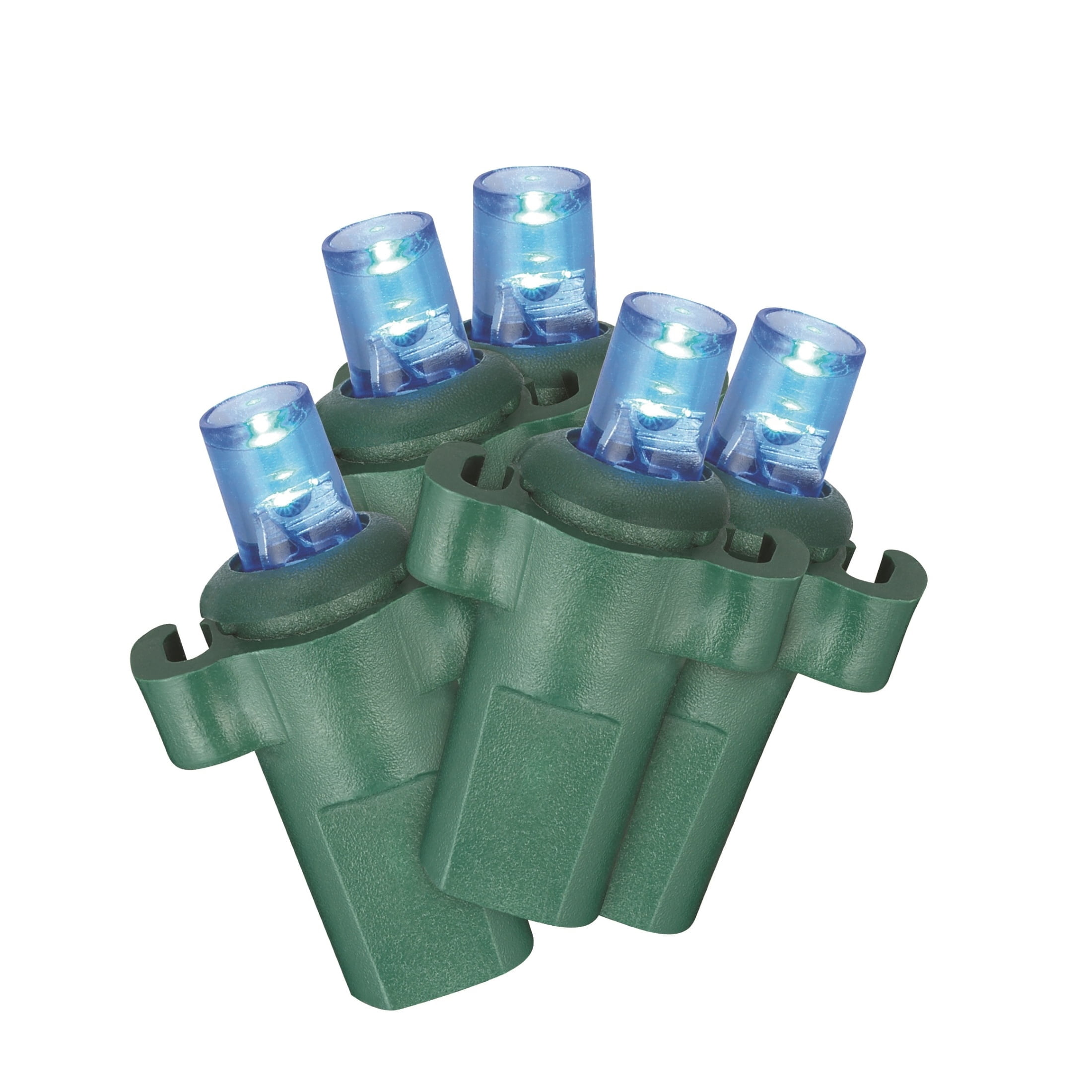 Indoor/Outdoor 150-Count LED Christmas Net Lights, Blue, Green Wire, 6' x 4', by Holiday Time