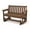 Brown, variant on SERWALL Outdoor Glider Bench 2 Person, HDPE Material Weather-Resistant Rocking Chair Swings for Patio Porch Garden, Black