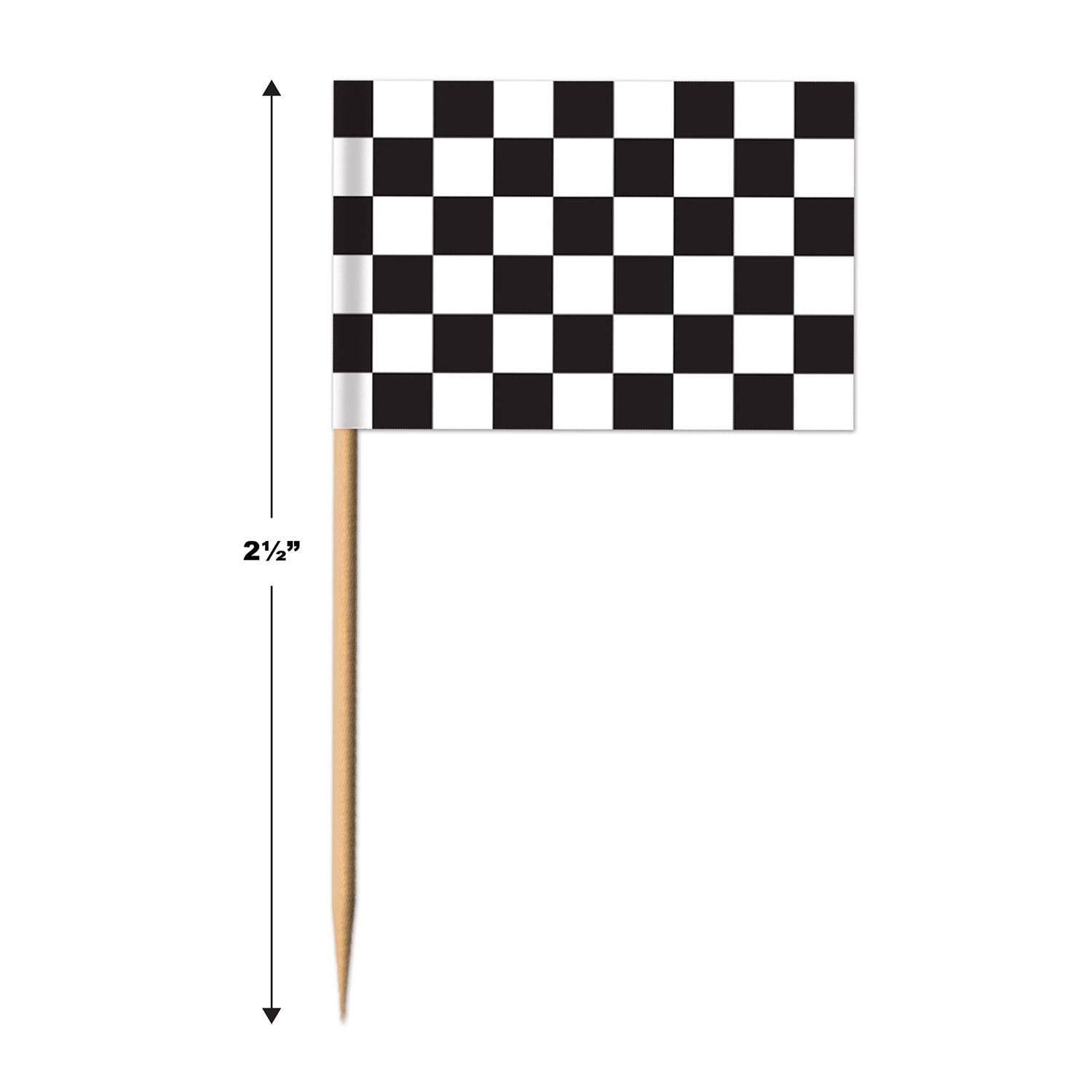 600 Pack Beistle Checkered Flag Party Picks