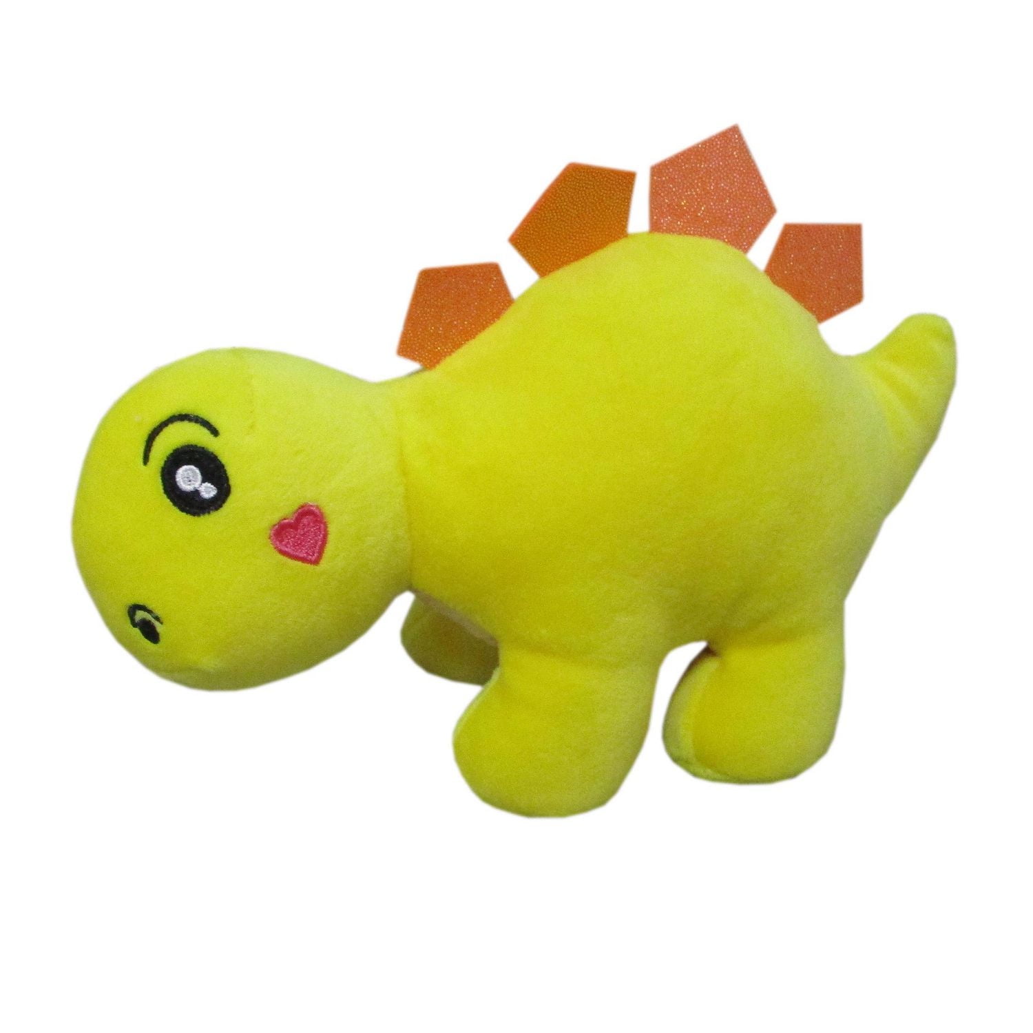 WAY TO CELEBRATE YELLOW DINO PLUSH, 8.5INCH