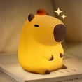 thumbnail image 2 of Cute Lamps, Capybara Gadgets, Capybara Night Light for Children, Animal Silicone Night Light USB Rechargeable, 2 of 5