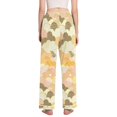 thumbnail image 3 of Dailycode Women's Pajama Pants Wide Leg Lounge Pj Bottoms With Pockets Clouds with Textures, 3 of 7