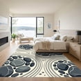 thumbnail image 3 of ODIKA 6'x9' Machine Washable Non-Slip Area Rug, Zen Gray High Traffic Rug, Grey, 1305019, 3 of 7