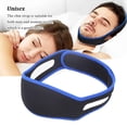 thumbnail image 3 of Vogacara Correa de barbilla antironquidos de neopreno para hombre y mujer, repuesto transpirable e inodoro para Hotel, correas para dormir, tapón, Tratamientos faciales, 3 of 6