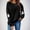Black, variant on Halloween Tshirts Women, Spooky Season Ghost Print Sweatshirts for Women, Polyester Long Sleeve Halloween Shirts for Women Casual Halloween Tops, White S