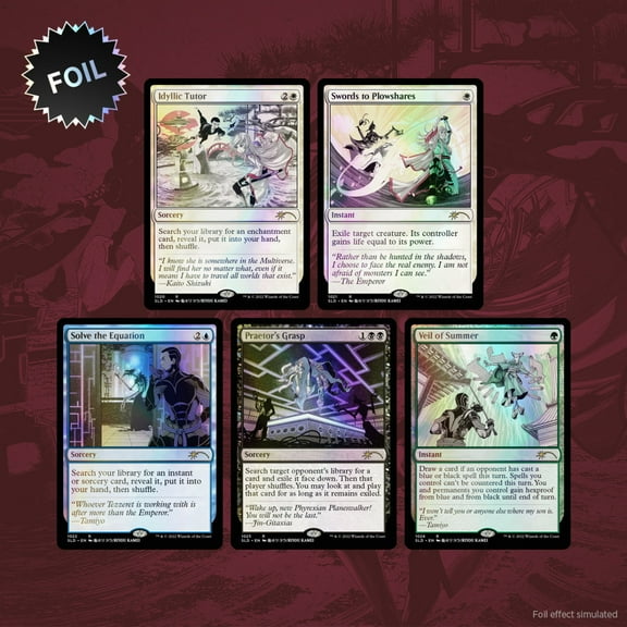 Magic the Gathering Secret Lair Drop: Kamigawa: The Manga: The Cards -Foil Edition -