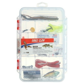 Eagle Calw 102 Piece Bass Fishing Kit with Assorted Tackle - Walmart.com Eagle Calw 102 Piece Bass Fishing Kit with Assorted Tackle - Walmart.com