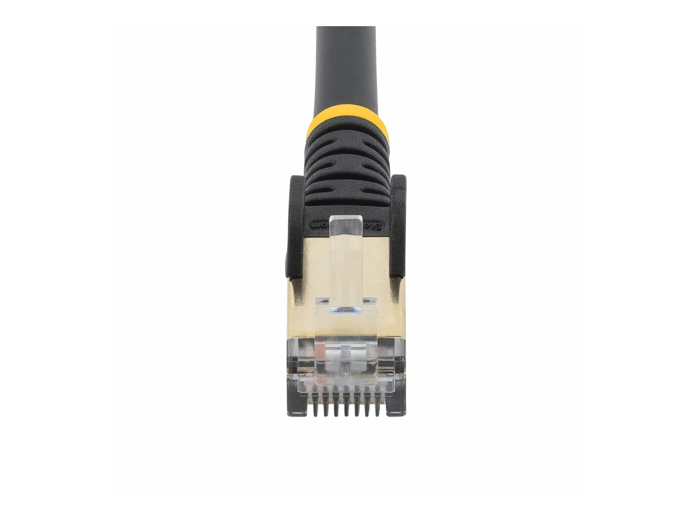 StarTech 1,5m CAT6a Ethernet Cable, 10 GbE Category 6a Shielded Snagless 100W PoE Patch Cord, Black