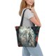 thumbnail image 2 of Disketp Moon Flower White Owl Bolsa de Hombro Casual para Mujer, Bolso Cruzado para Compras, Viajes y Uso Diario, 2 of 6