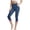 A, variant on Zulora Women's High Waist Slim Capri Leggings with Side Pockets Stretchy Cropped Yoga Pants Soft Moisture Wicking Fabric for Fitness Running Jogging Pilates Dance Casual Daily Wear
