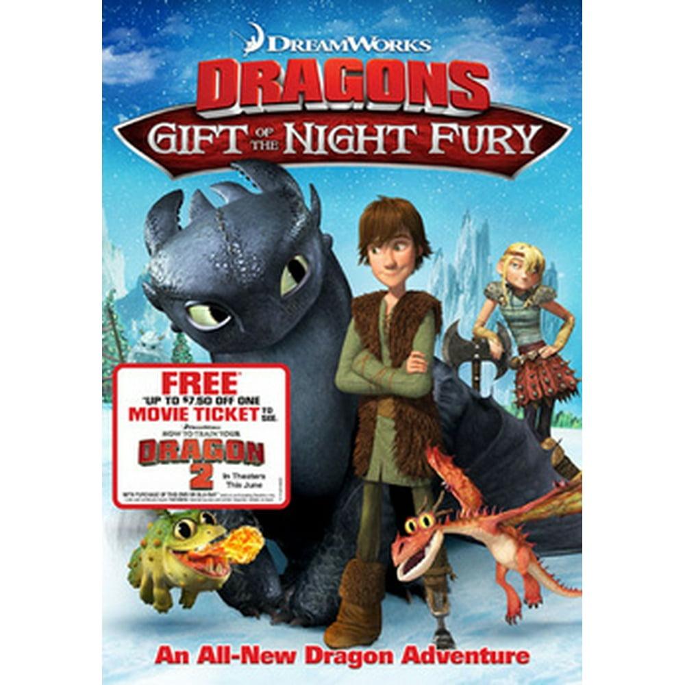 Dreamworks Dragons T Of The Night Fury Dvd