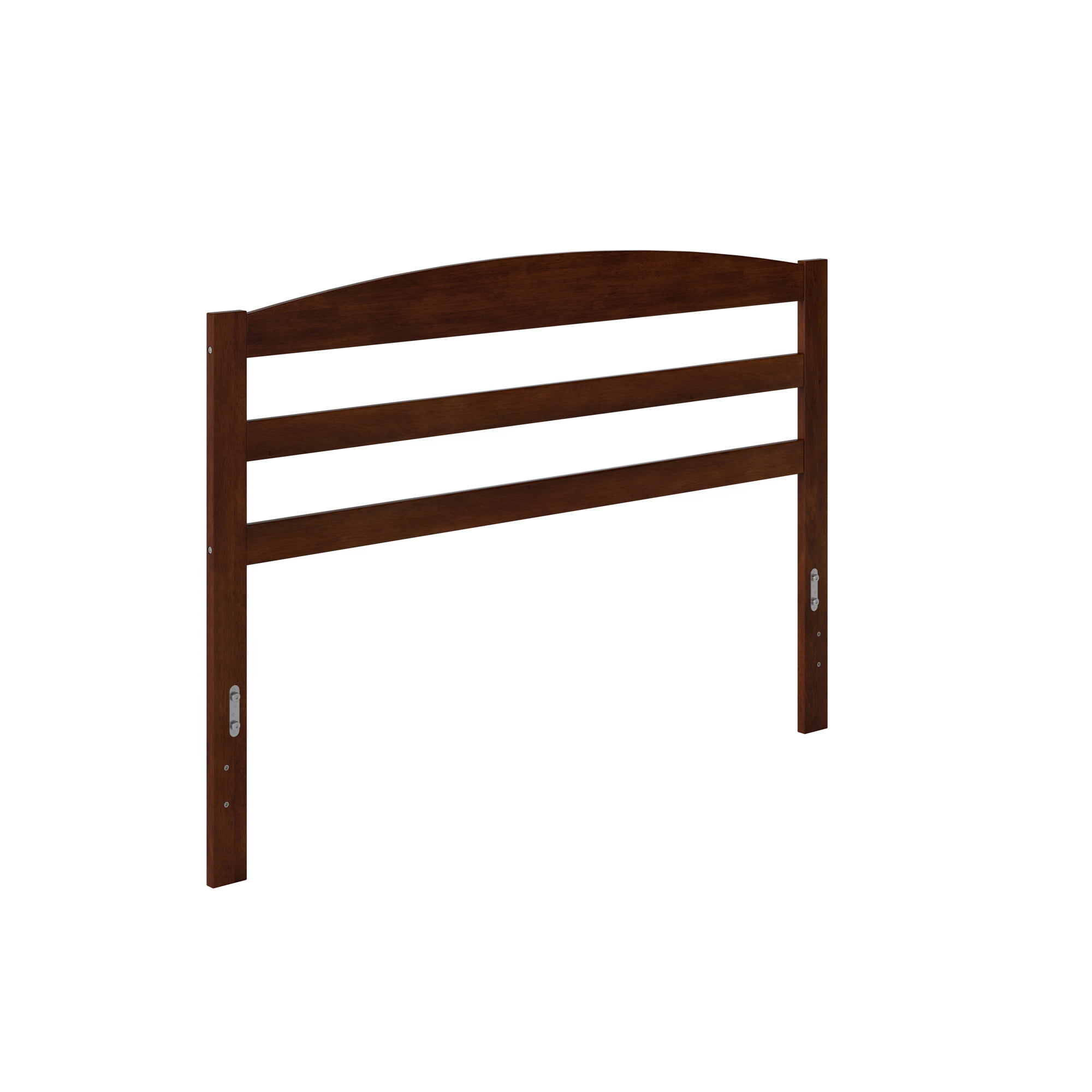 AFI Warren Arched Slatted Wood Headboard with 2 USB Ports, Queen, Walnut