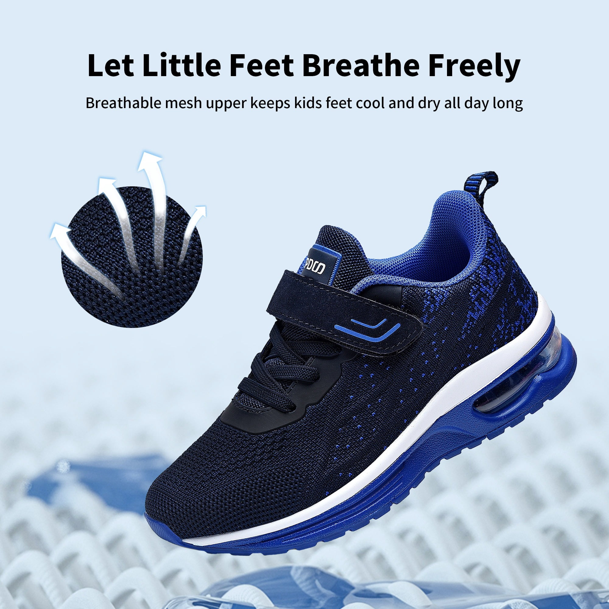 AOV GREEN LEAF Kids Athletic Tennis Running Shoes Breathable Sport Air Gym Jogging Sneakers for Boys & Girls(Toddler/Little Kid/Big Kid)