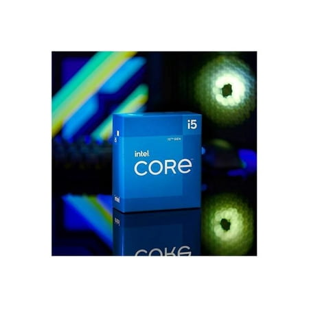 Intel - Core i5-12400 12th Generation - 6 Core - 12 Thread - 2.5 to 4.4 GHz - LGA1700 - Desktop Processor - Grey/Black/Gold