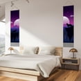 thumbnail image 5 of 1set Pack of 2 Blood Moon Wolf Howl Tapestries Blood Moon Vertical Tapestry Mystical Wolf Tassel Tapestry Wall Hanging for Bedroom Living Room Home 13 x 51 Inch Colorful, 5 of 9