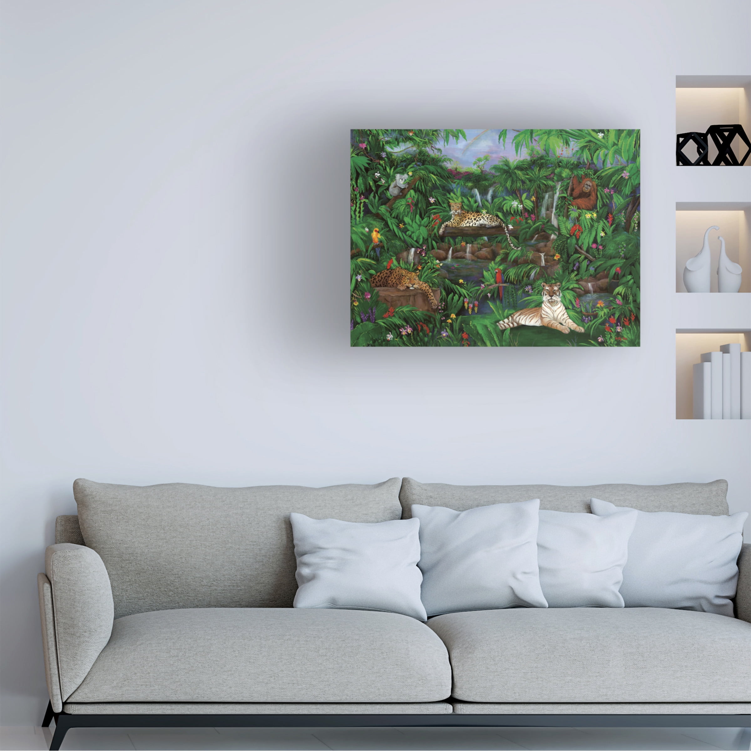 Betty Lou 'Jungle Creatures' Canvas Art