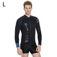 thumbnail image 2 of Traje de neopreno Top Tim Thermal Chaqueta Termal Traje de buceo Plasta solar Traje de surf Traje de baño para aeróbicos de agua Piragüismo Surfing Kayak Negro L 3mm seitruly OD003697-02, 2 of 7